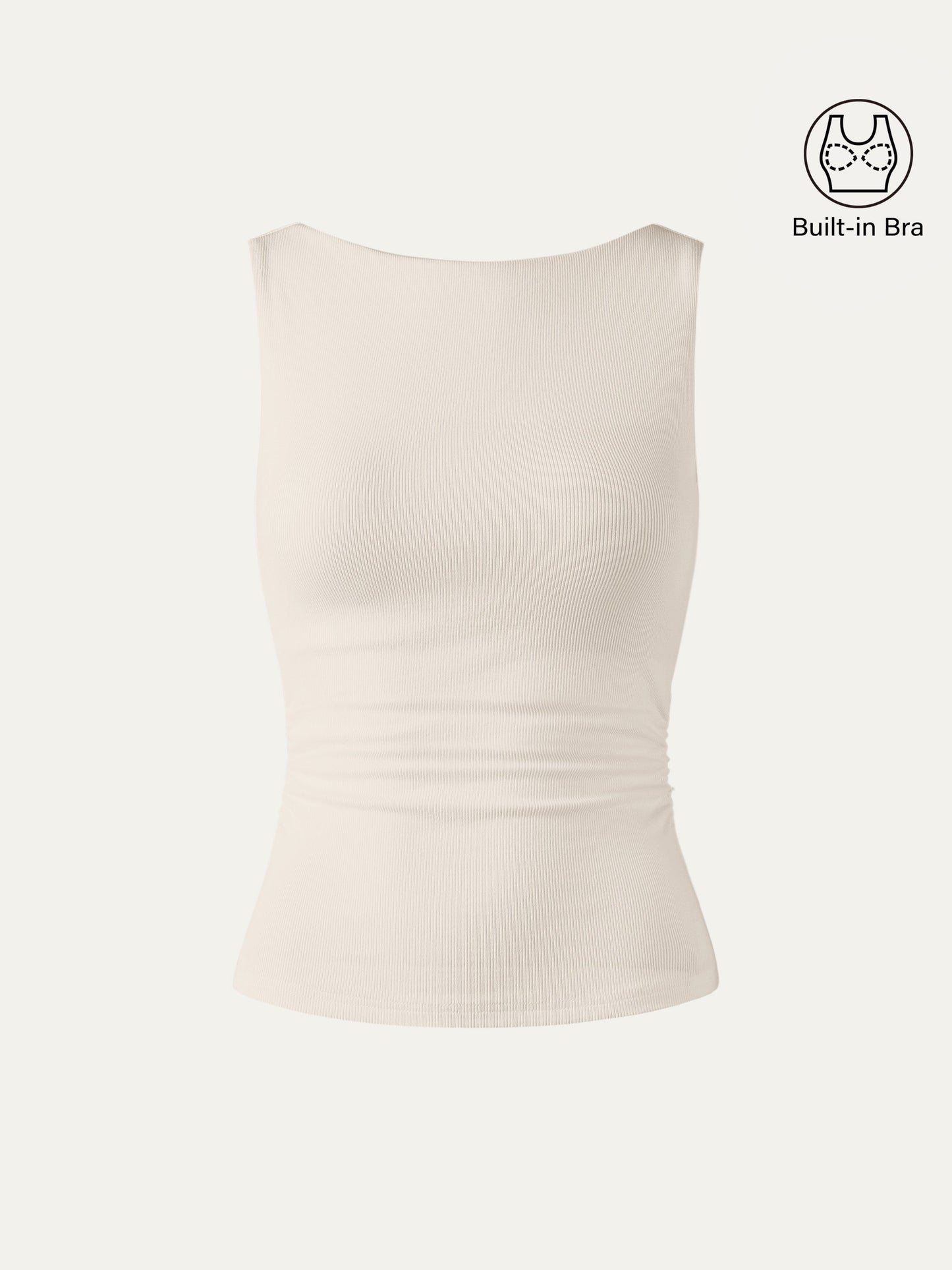 Elastic Open Back Brami Tank
