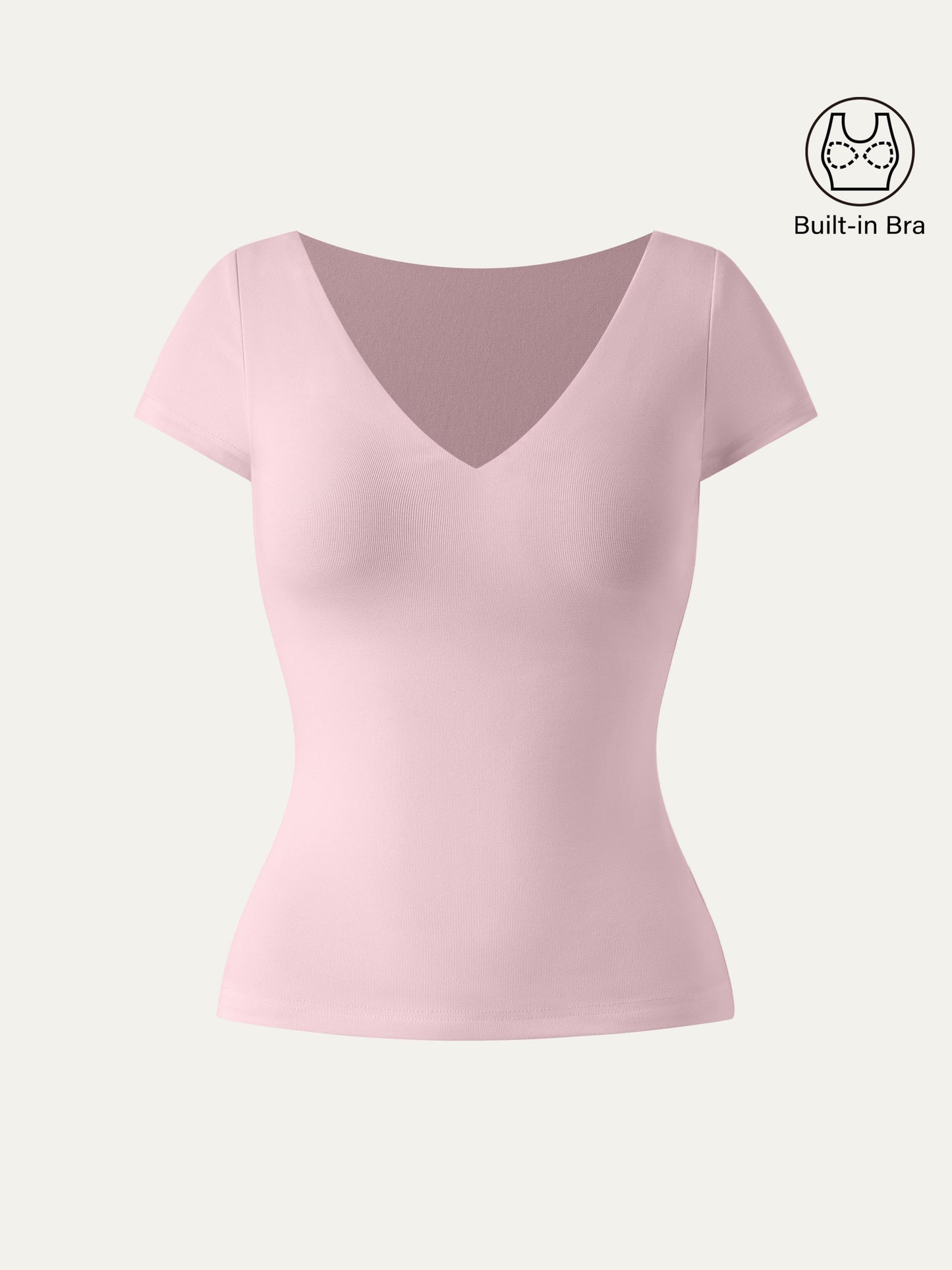 V-neck Short Sleeve New Airy Brami