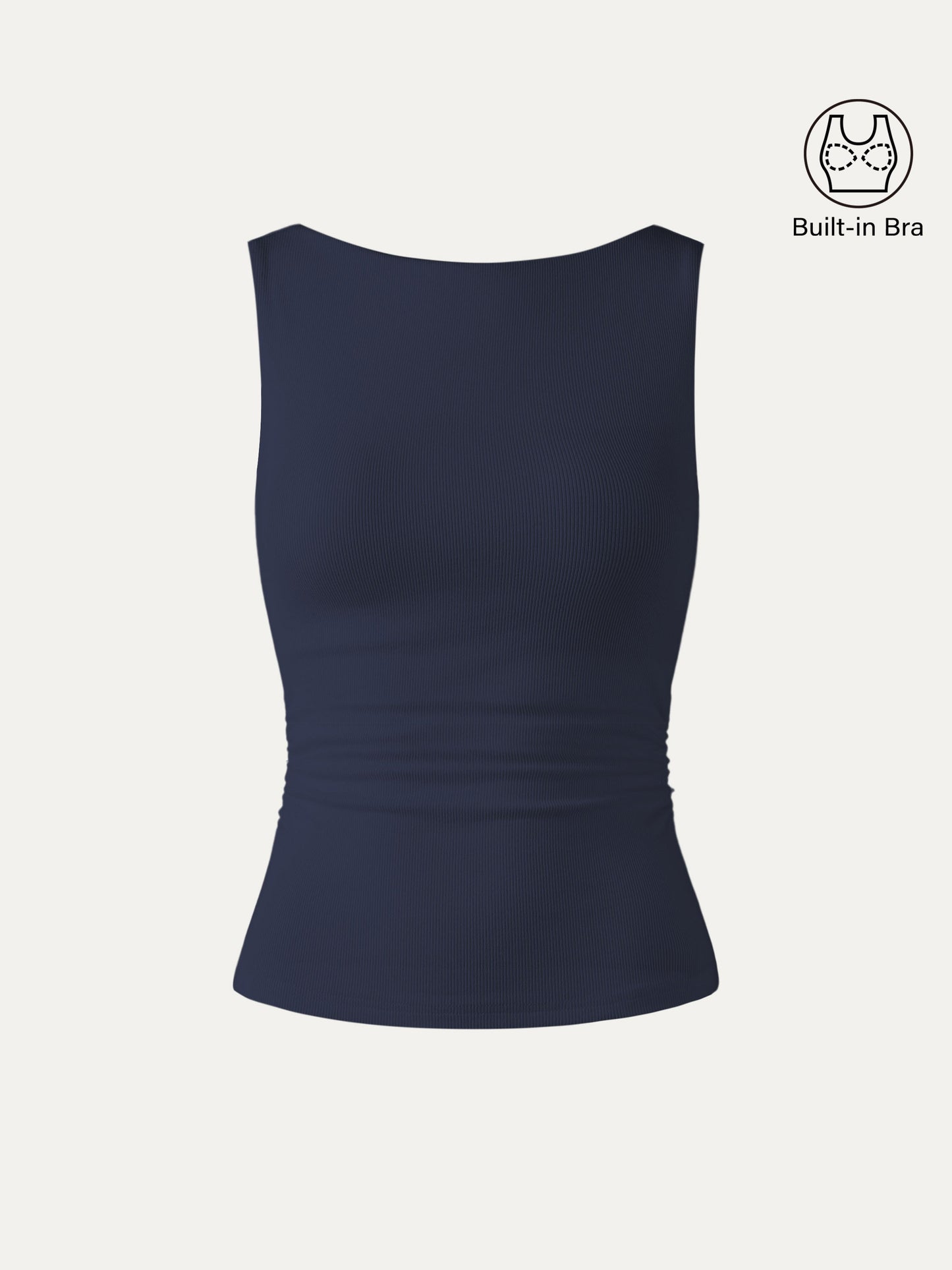 Elastic Open Back Brami Tank