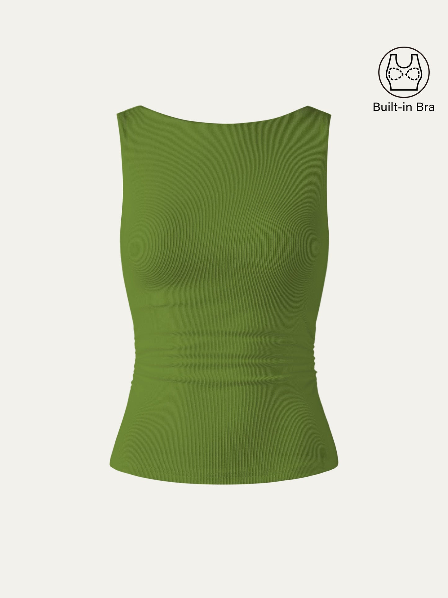 Elastic Open Back Brami Tank