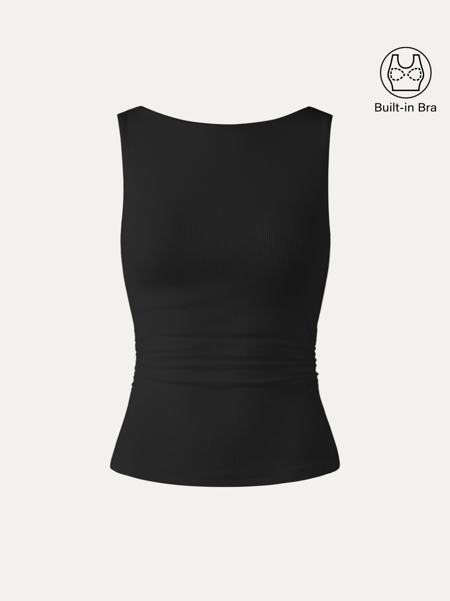 Elastic Open Back Brami Tank