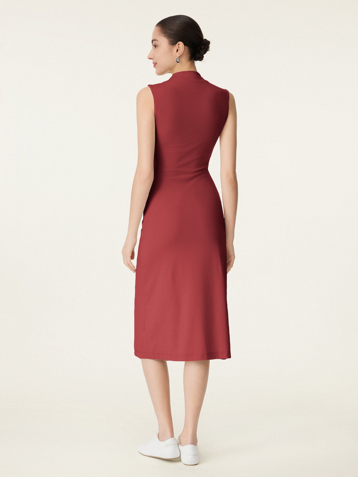 Everyday Mockneck New Airy Brami Midi Dress