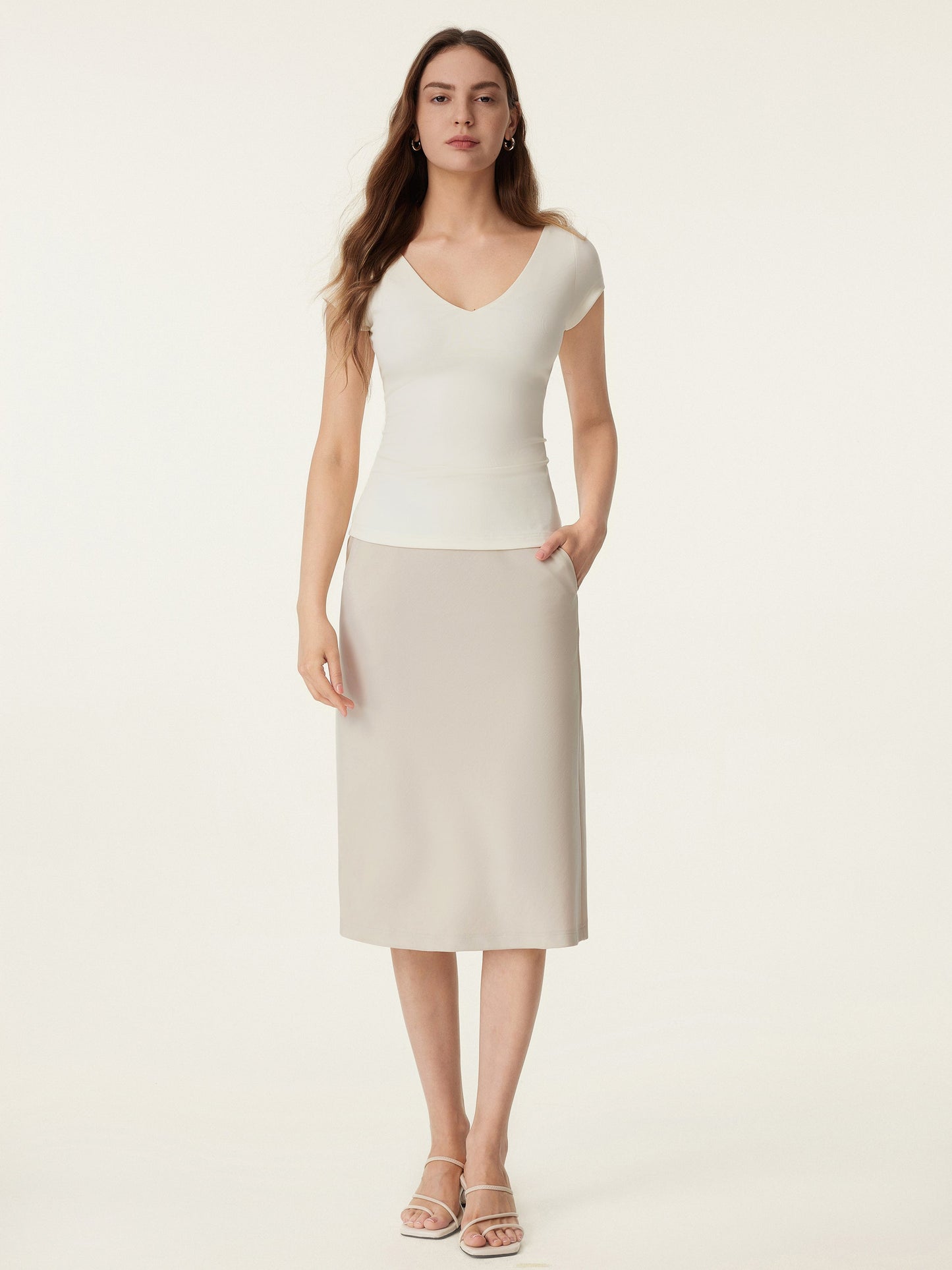V-neck Short Sleeve New Airy Brami