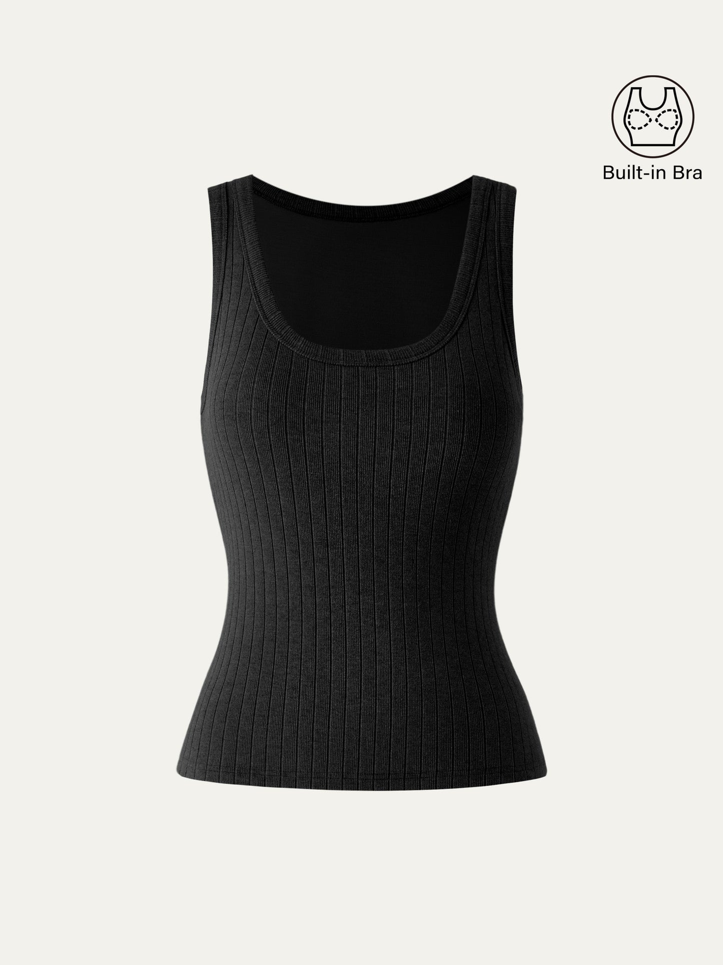 Wide Rib Scoop Brami Tank