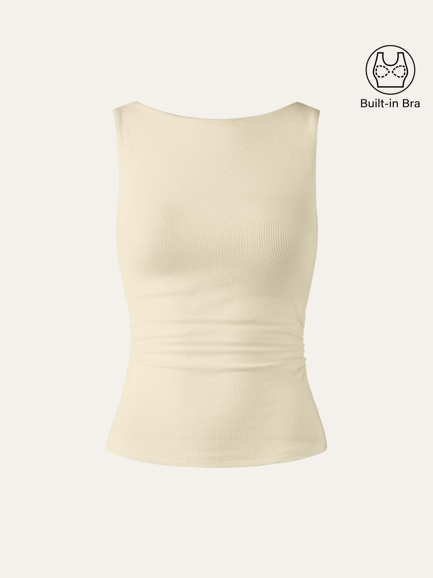 Elastic Open Back Brami Tank