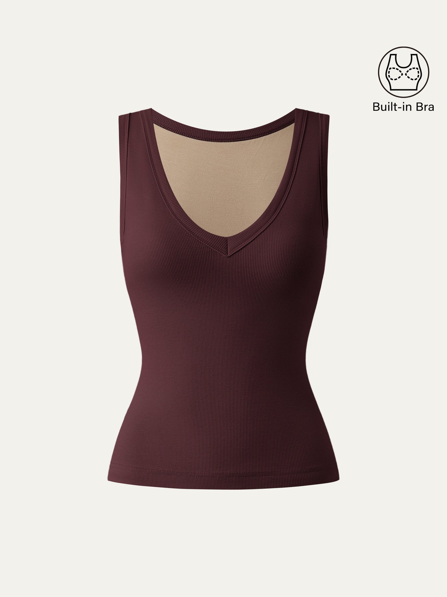 Stretchy V-neck Cotton New Airy Brami Tank