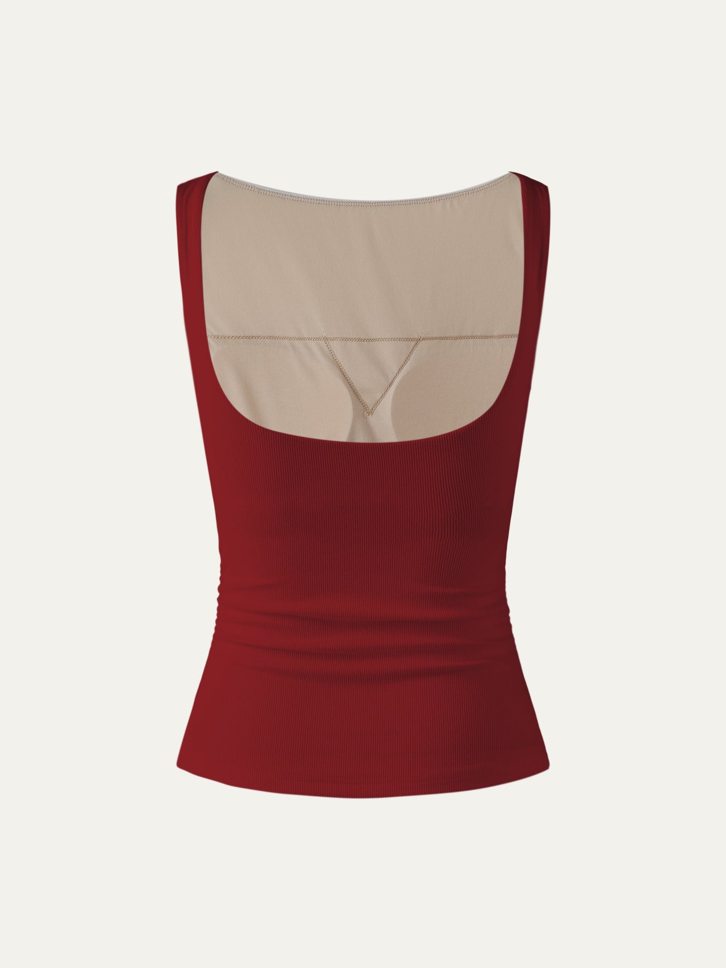 Elastic Open Back Brami Tank