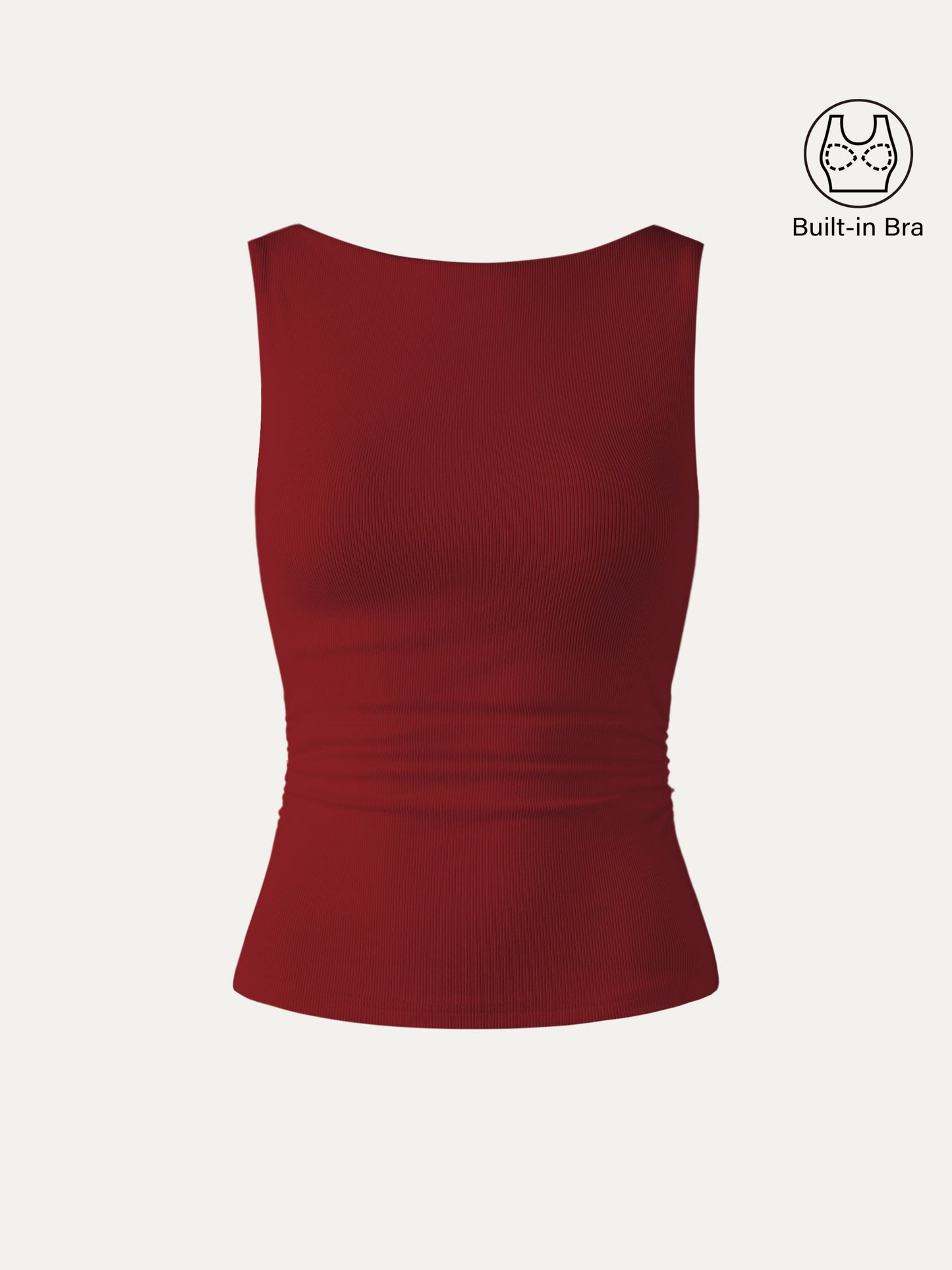 Elastic Open Back Brami Tank