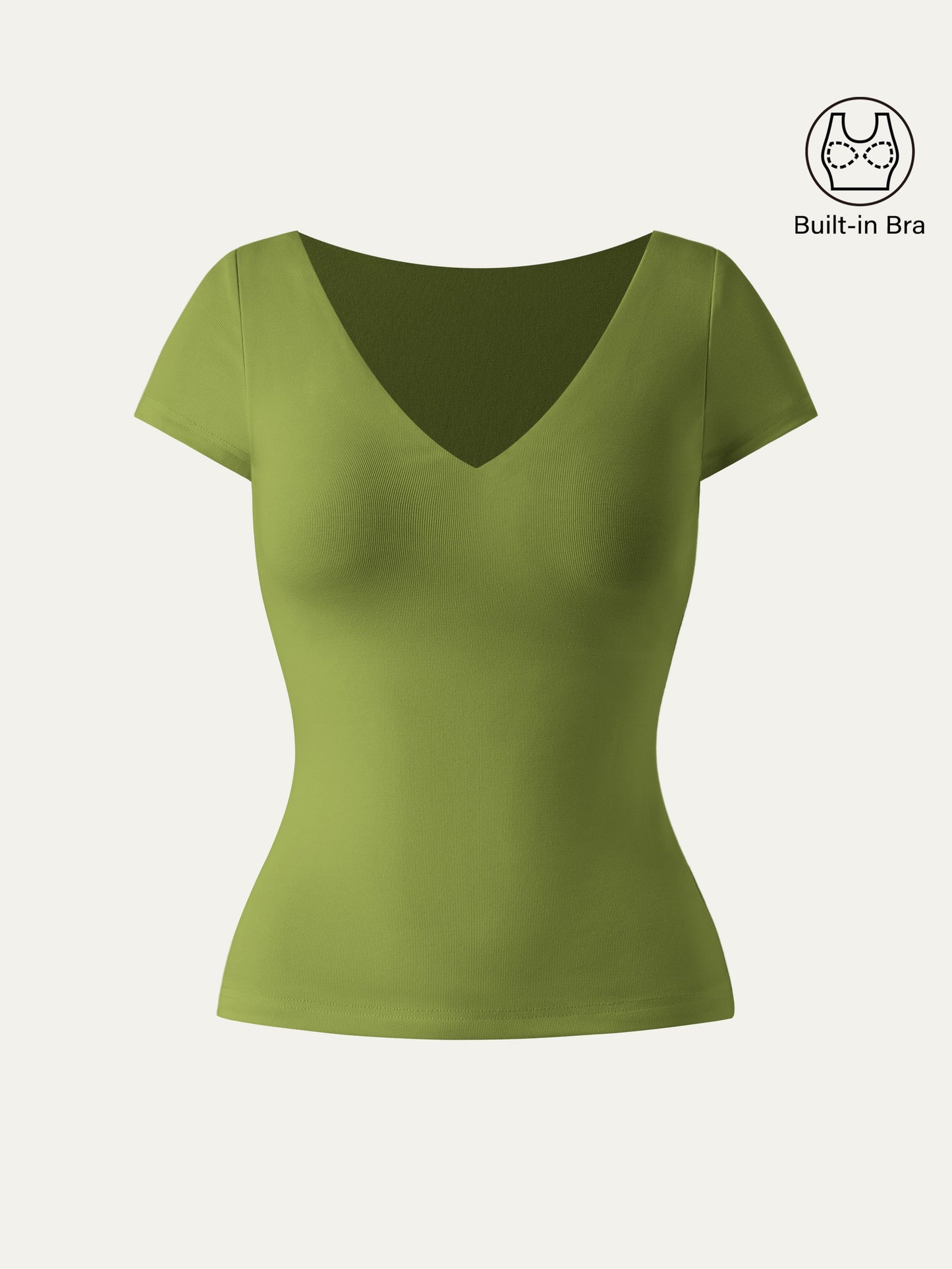 V-neck Short Sleeve New Airy Brami
