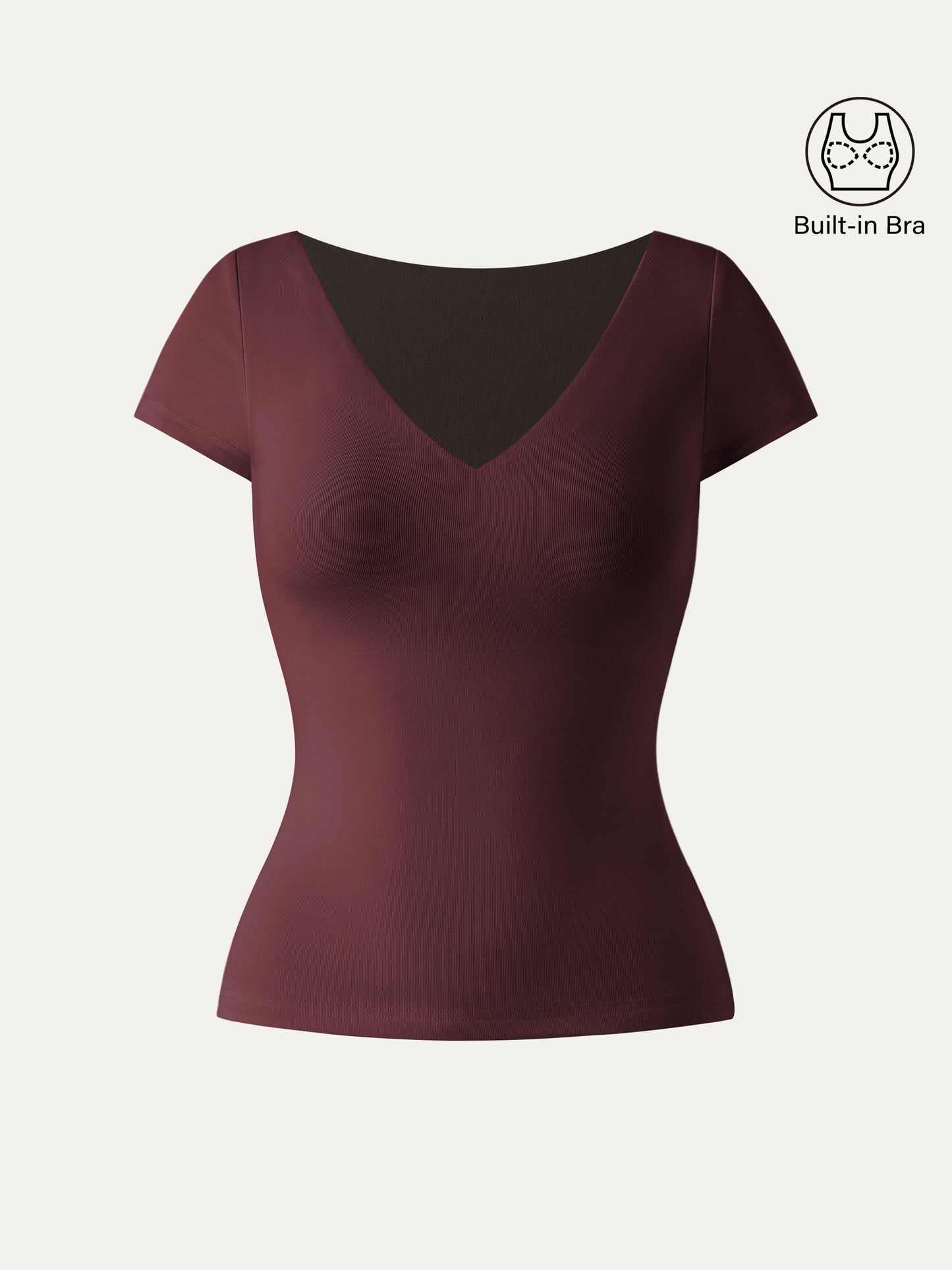 V-neck Short Sleeve New Airy Brami