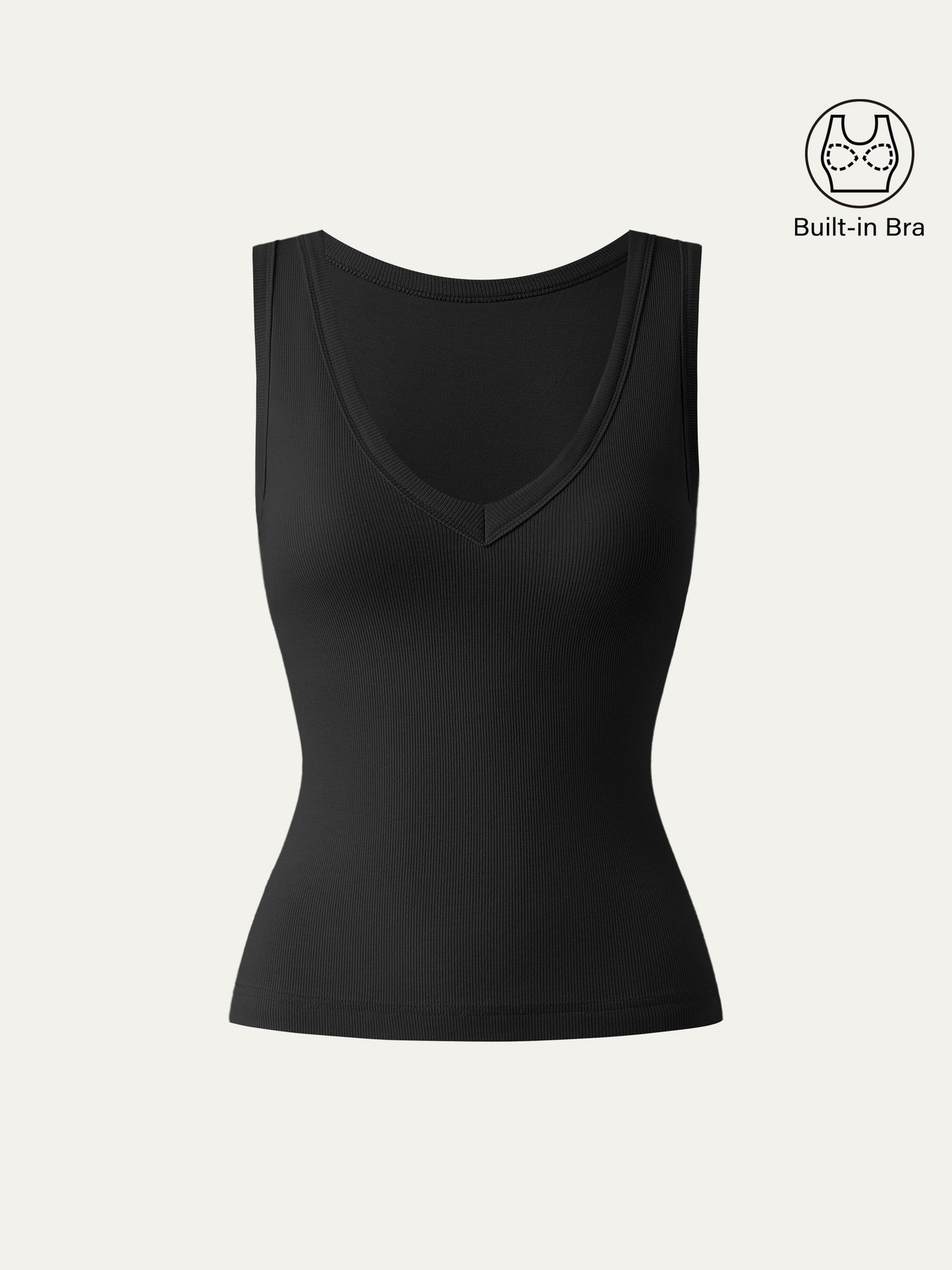 Stretchy V-neck Cotton New Airy Brami Tank